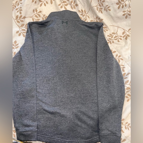 Under Armour Storm 1/4 Zip Men's Small Sweater Fleece Pitch Gray - Picture 4 of 4